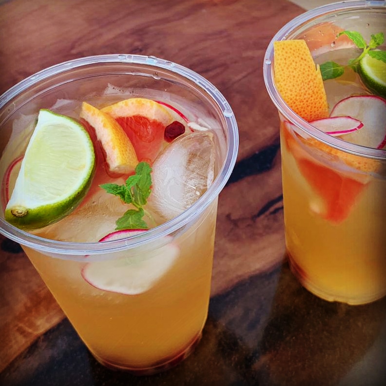 Kombucha Cultures of light serving tip